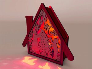 Descarga - Linterna Casita navideña