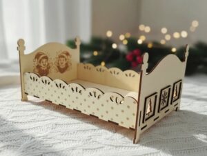 Descarga - Cuna navideña - Corte Láser - Gratis