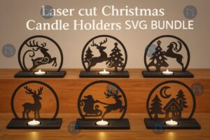 Descarga - Adorno festivo porta velas