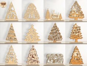 Descarga - Pack de arboles navideños