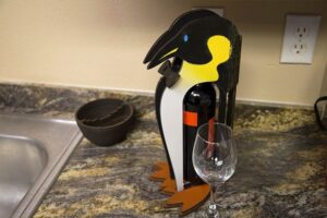 Descarga pingüino porta botella