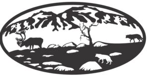 Descarga vector venado y lobo