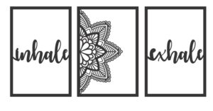 descarga cuadros de pared meditación - corte láser