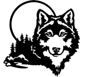 Descarga vector cara de lobo