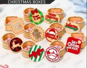 Descarga cajitas navideñas - Corte Láser