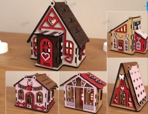 Casitas de vela san valentin